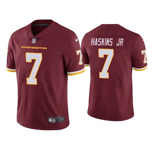 Men Washington Redskins #7 Dwayne Haskins Nike Red Vapor Limited NFL Jersey